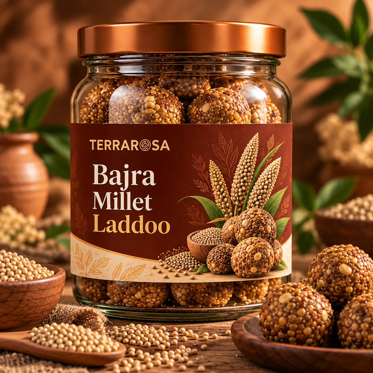 Bajra Laddoo Jar Bajra Laddoo 500g - Image 1