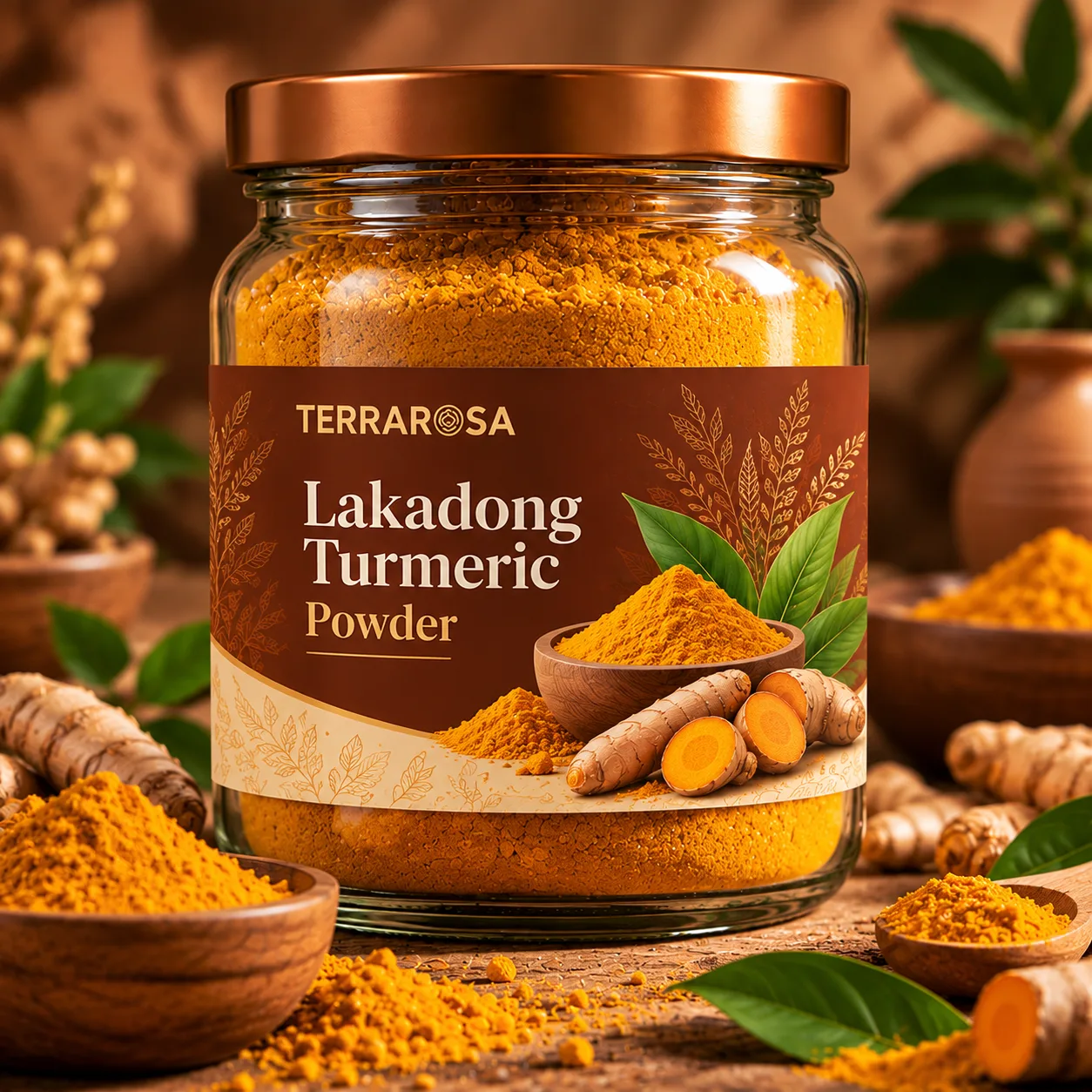 lakadong turmeric jar Lakadong Turmeric 100g - Image 1